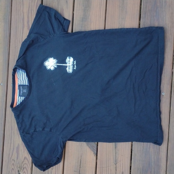 Denim & Flower Short Sleeve Black Tee Tampa Palms Graphic Size Medium - Picture 1 of 10